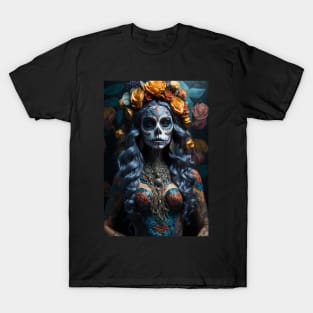 Beautiful La Muerte Lady T-Shirt